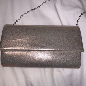 Gold Over the Shoulder Clutch